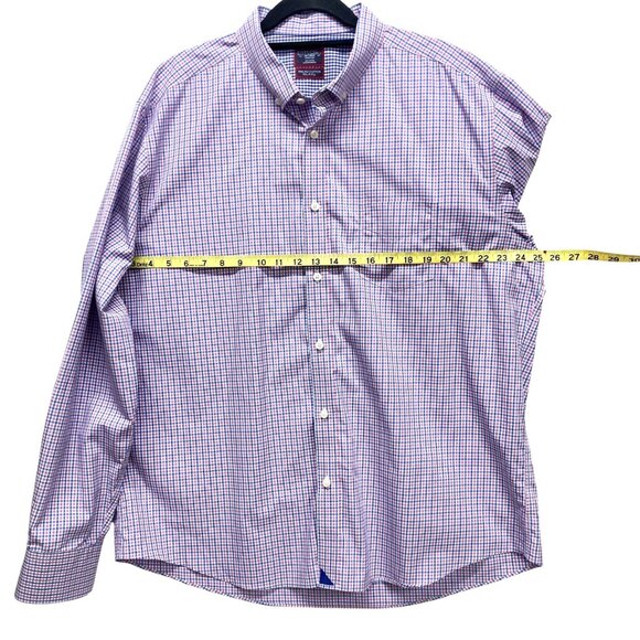 UNTUCKit Monroeville Men's XXL Plaid Shirt‎ Cotton Wrinkle Free Button-Down - Picture 5 of 12